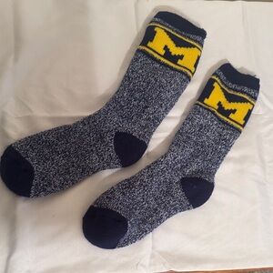Blue and Yellow Patterned Men's Socks